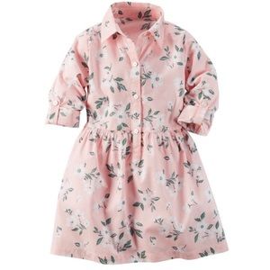 Floral Poplin Spring Dress! Never worn! Carters 2T
